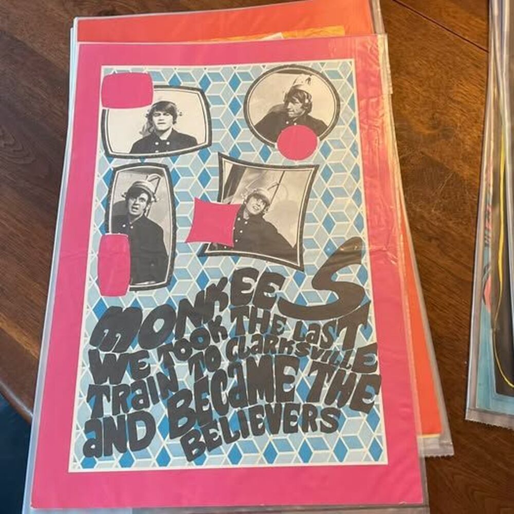Vintage The Monkees Poster - Last Train to Clarksville